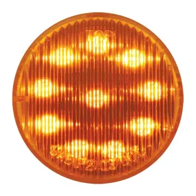 2″ ROUND FLEET LED MARKER LIGHT universal grommet mount 2 PRONG