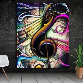 5D Diamond Painting Kits | Musical Note, Vivid Color, Full Square Diamond Painting Kit