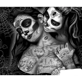5D DIY Diamond Painting "Skull Woman" - Full Square/Round Drill
