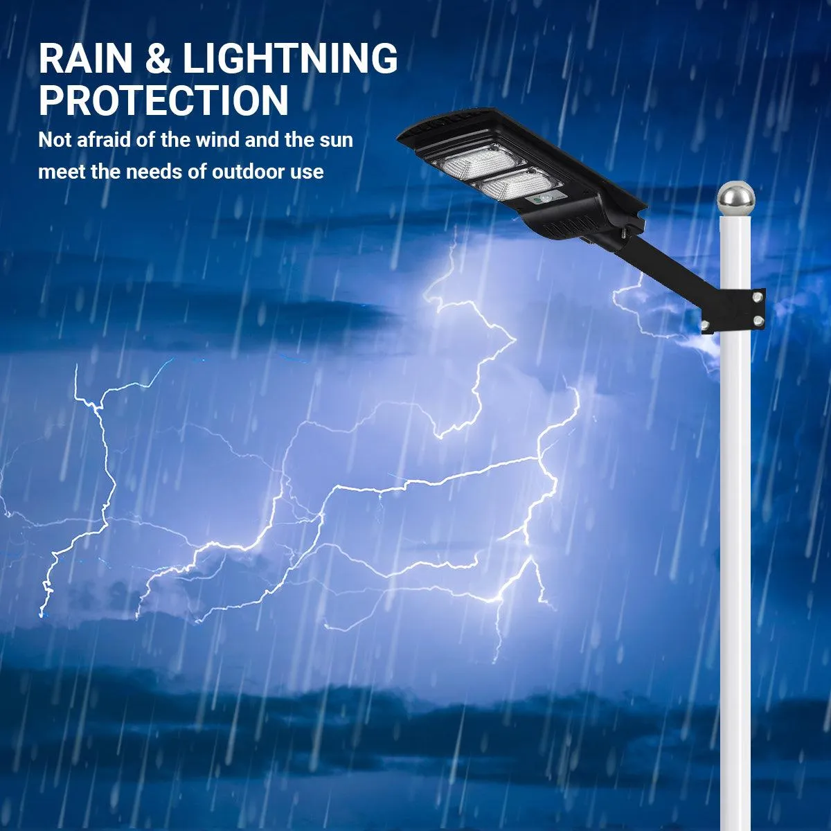 60 Watt Solar Street Lights for Garden (White Light)