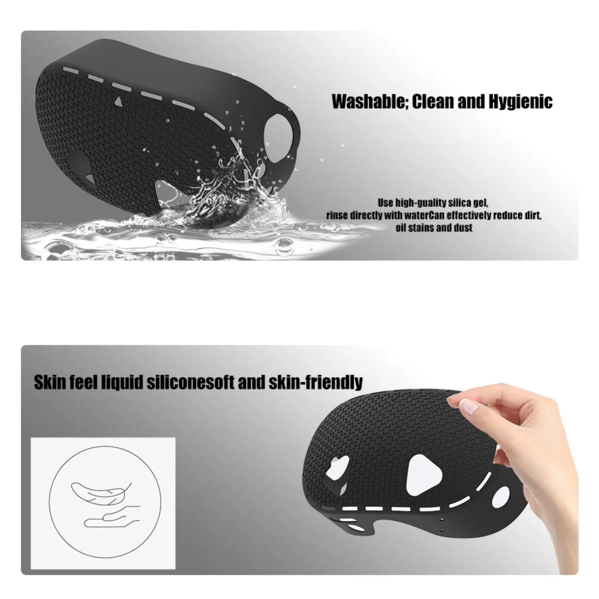 7in1 Set of silicone protectors for Meta Quest 3S