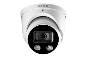 8-Channel Fusion NVR System with Dome and Bullet Smart Deterrence 4K IP Cameras