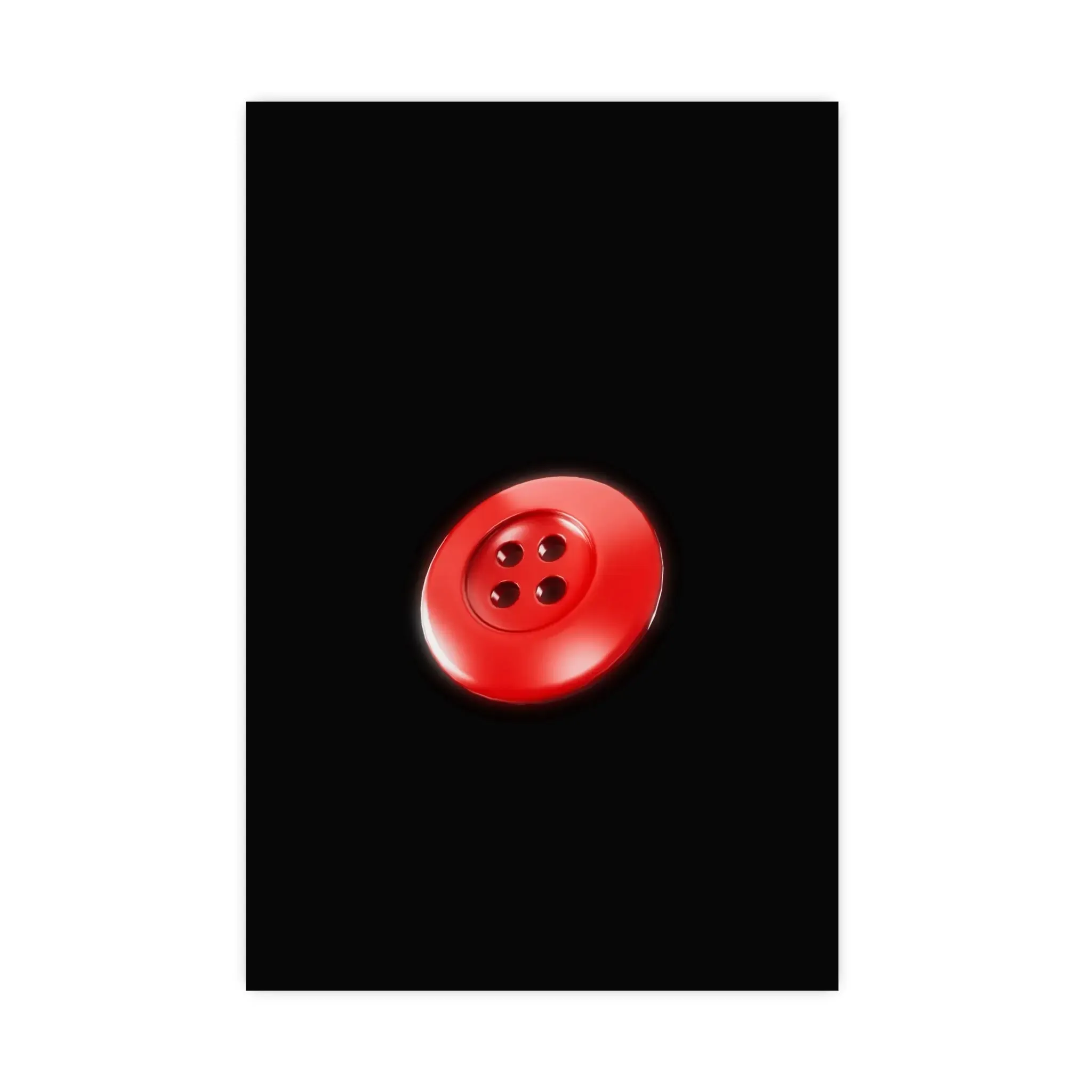 Accessories Vertical and Horizontal Button Nose Matte Posters