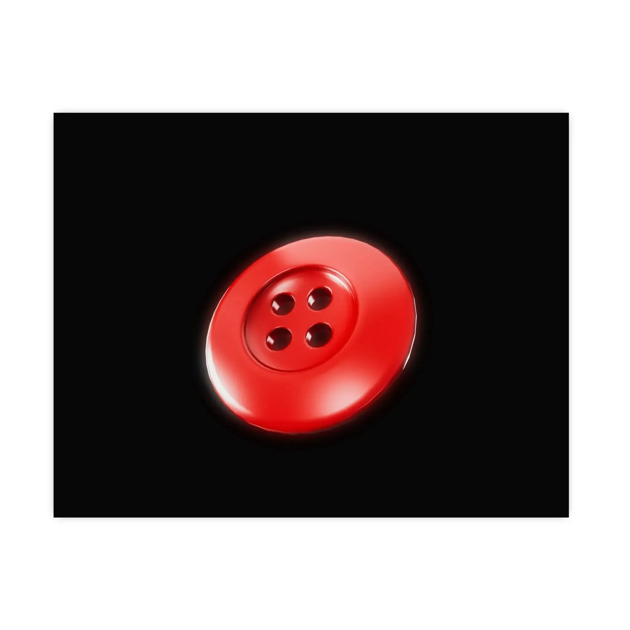 Accessories Vertical and Horizontal Button Nose Matte Posters
