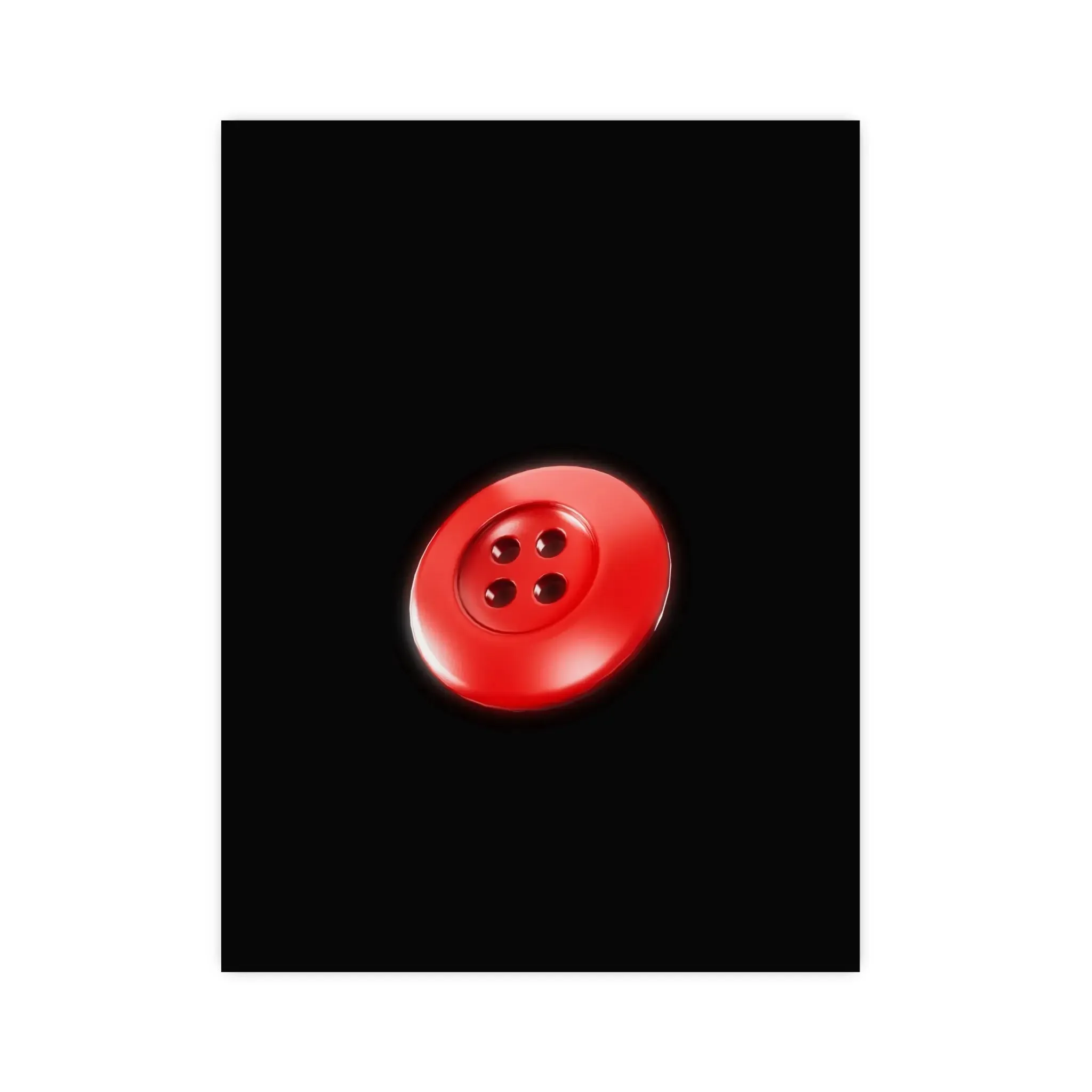 Accessories Vertical and Horizontal Button Nose Matte Posters
