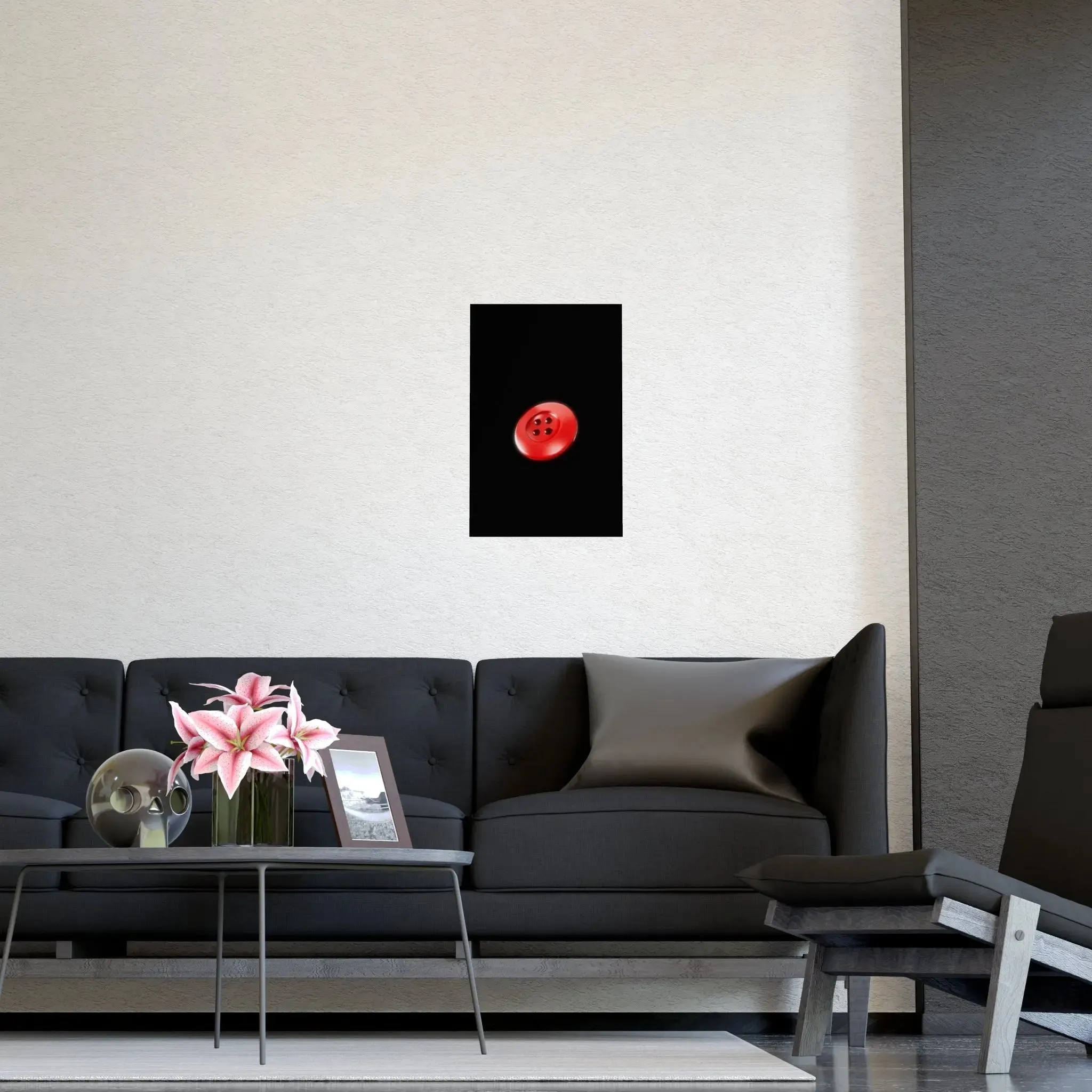 Accessories Vertical and Horizontal Button Nose Matte Posters