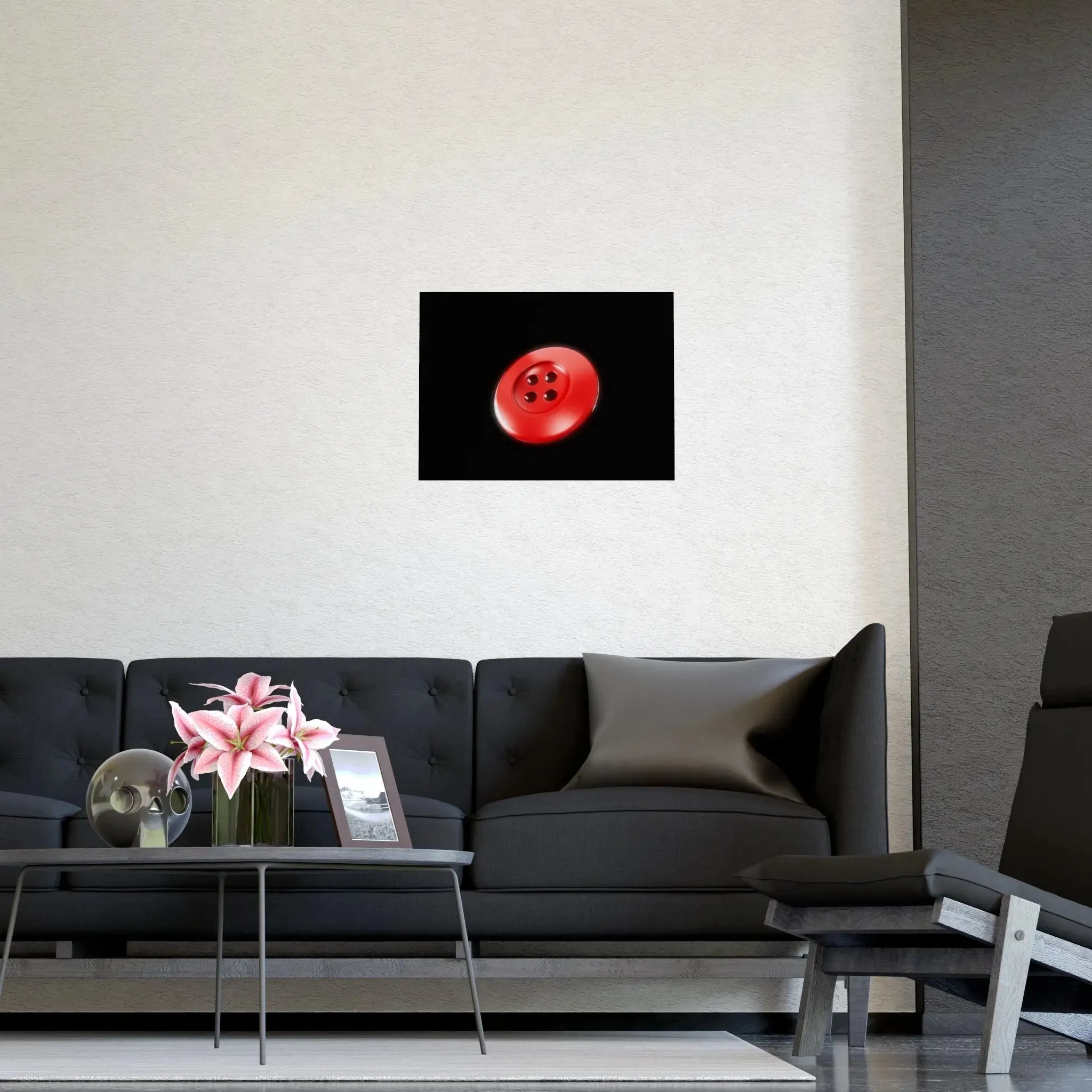 Accessories Vertical and Horizontal Button Nose Matte Posters
