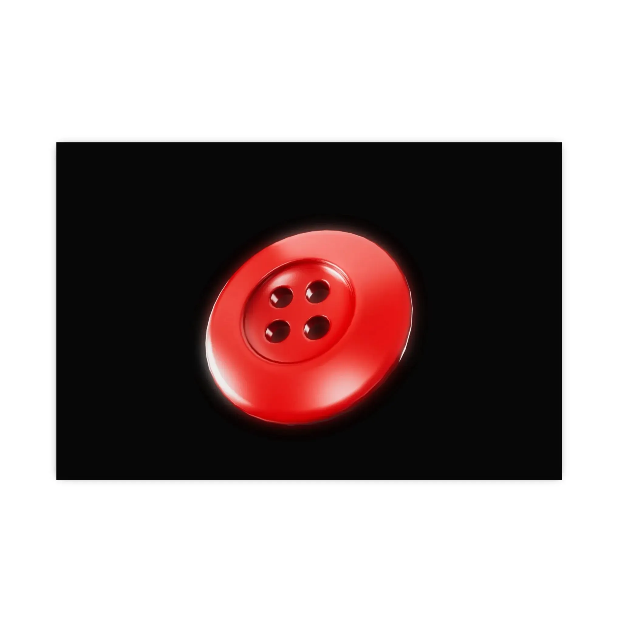 Accessories Vertical and Horizontal Button Nose Matte Posters