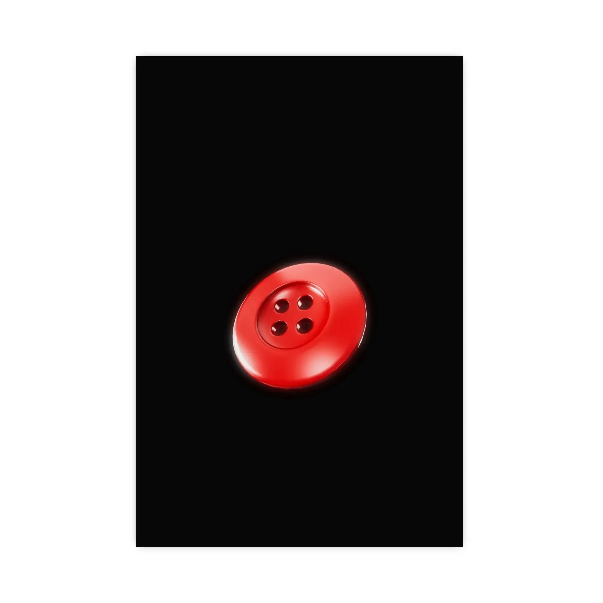 Accessories Vertical and Horizontal Button Nose Matte Posters