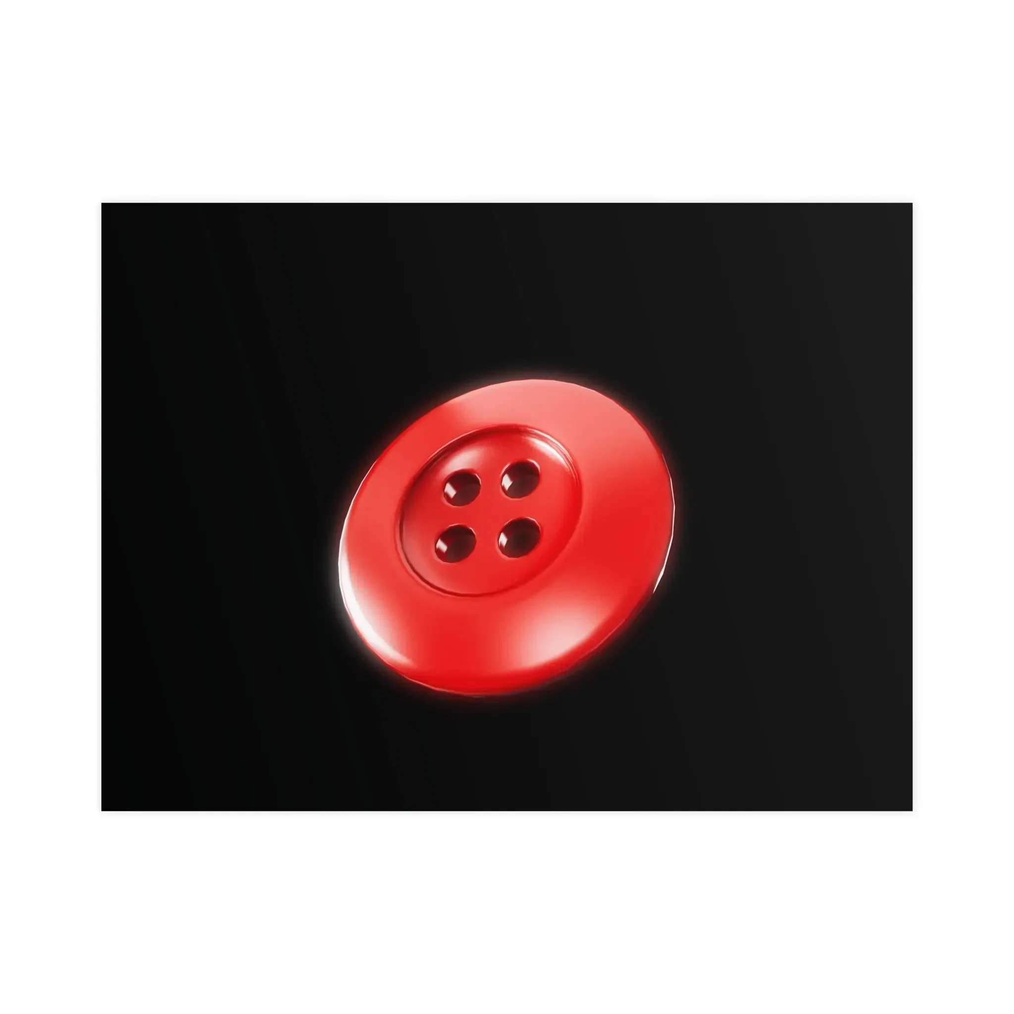 Accessories Vertical and Horizontal Button Nose Matte Posters