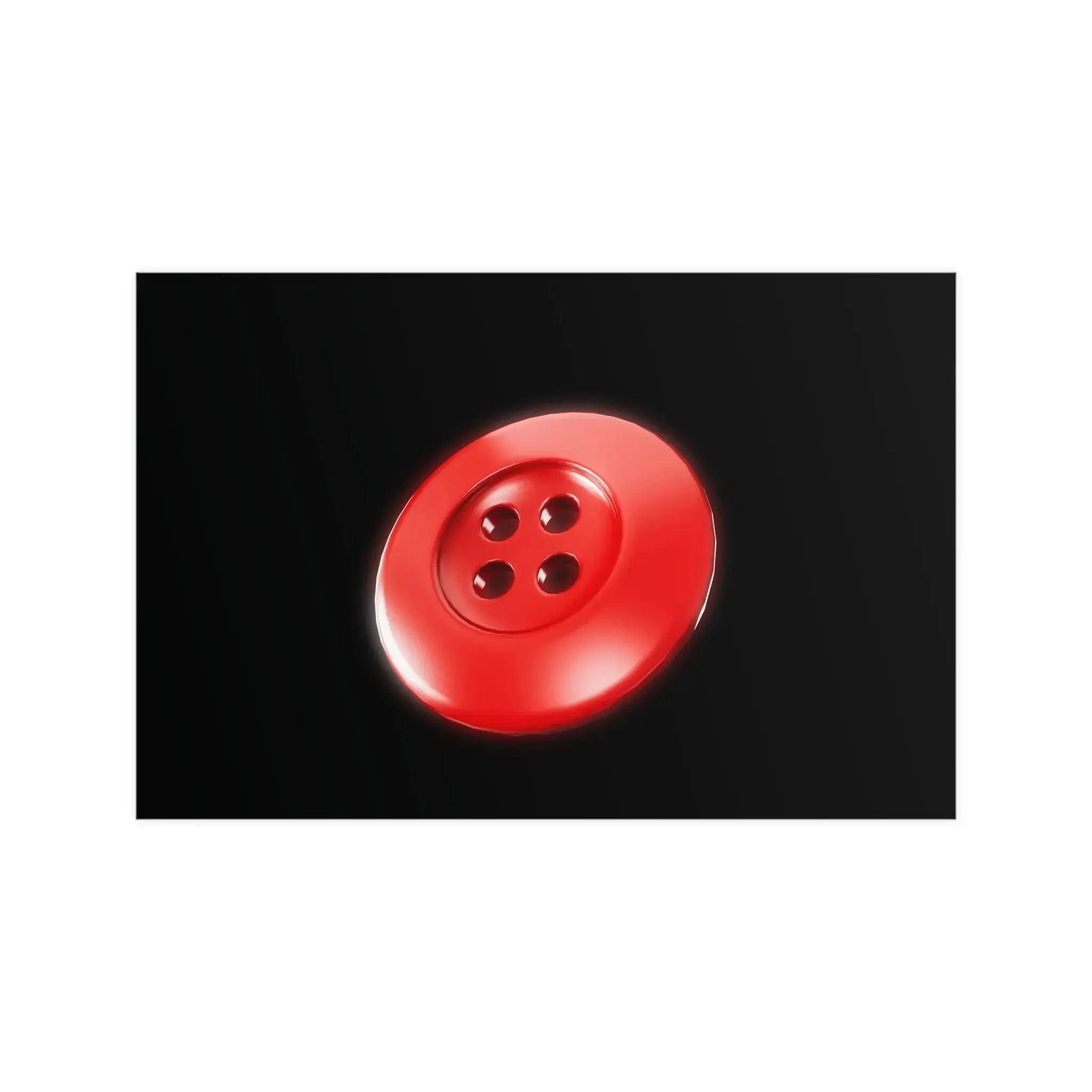 Accessories Vertical and Horizontal Button Nose Matte Posters