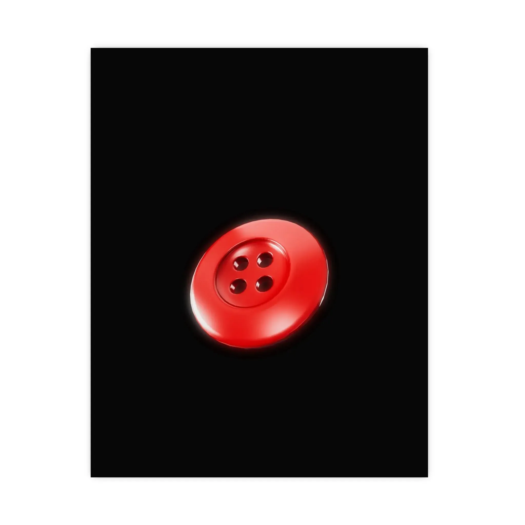 Accessories Vertical and Horizontal Button Nose Matte Posters