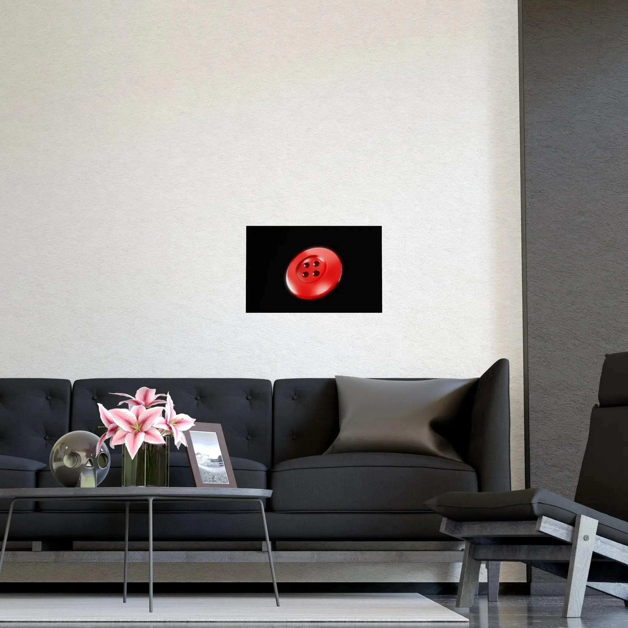 Accessories Vertical and Horizontal Button Nose Matte Posters