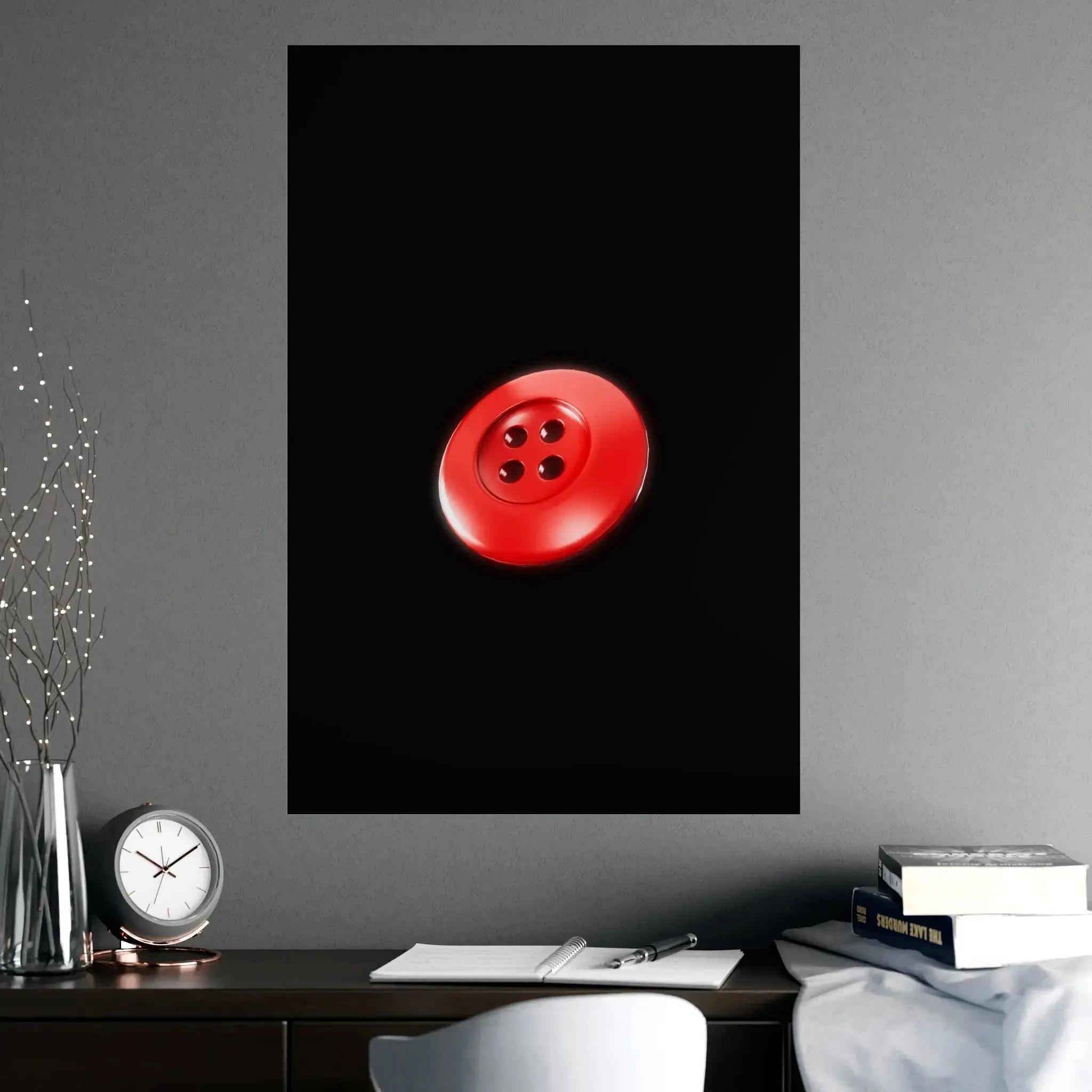 Accessories Vertical and Horizontal Button Nose Matte Posters