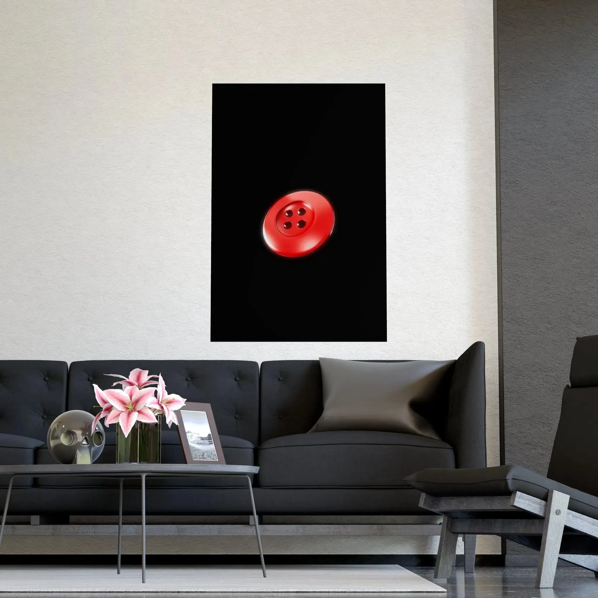 Accessories Vertical and Horizontal Button Nose Matte Posters