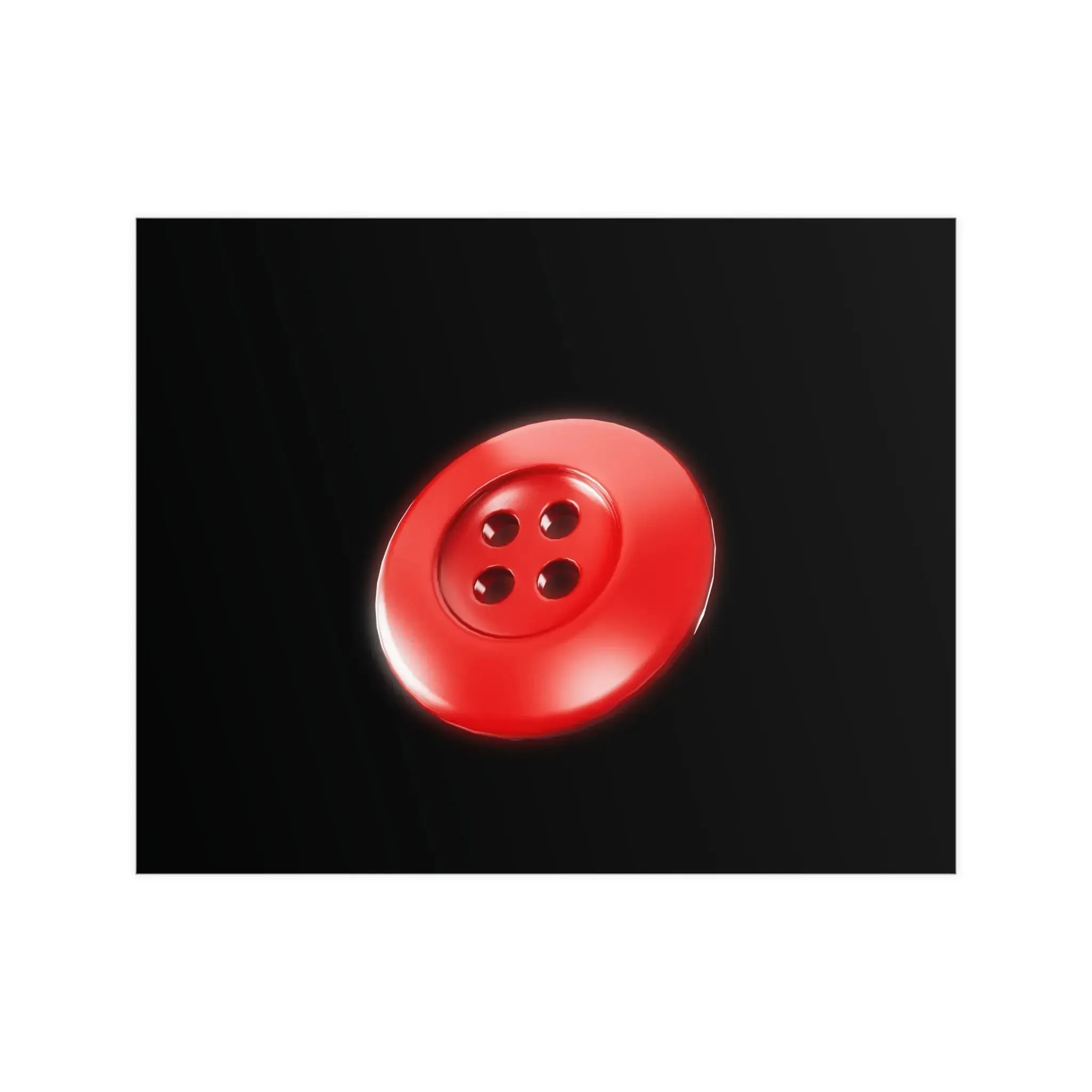 Accessories Vertical and Horizontal Button Nose Matte Posters