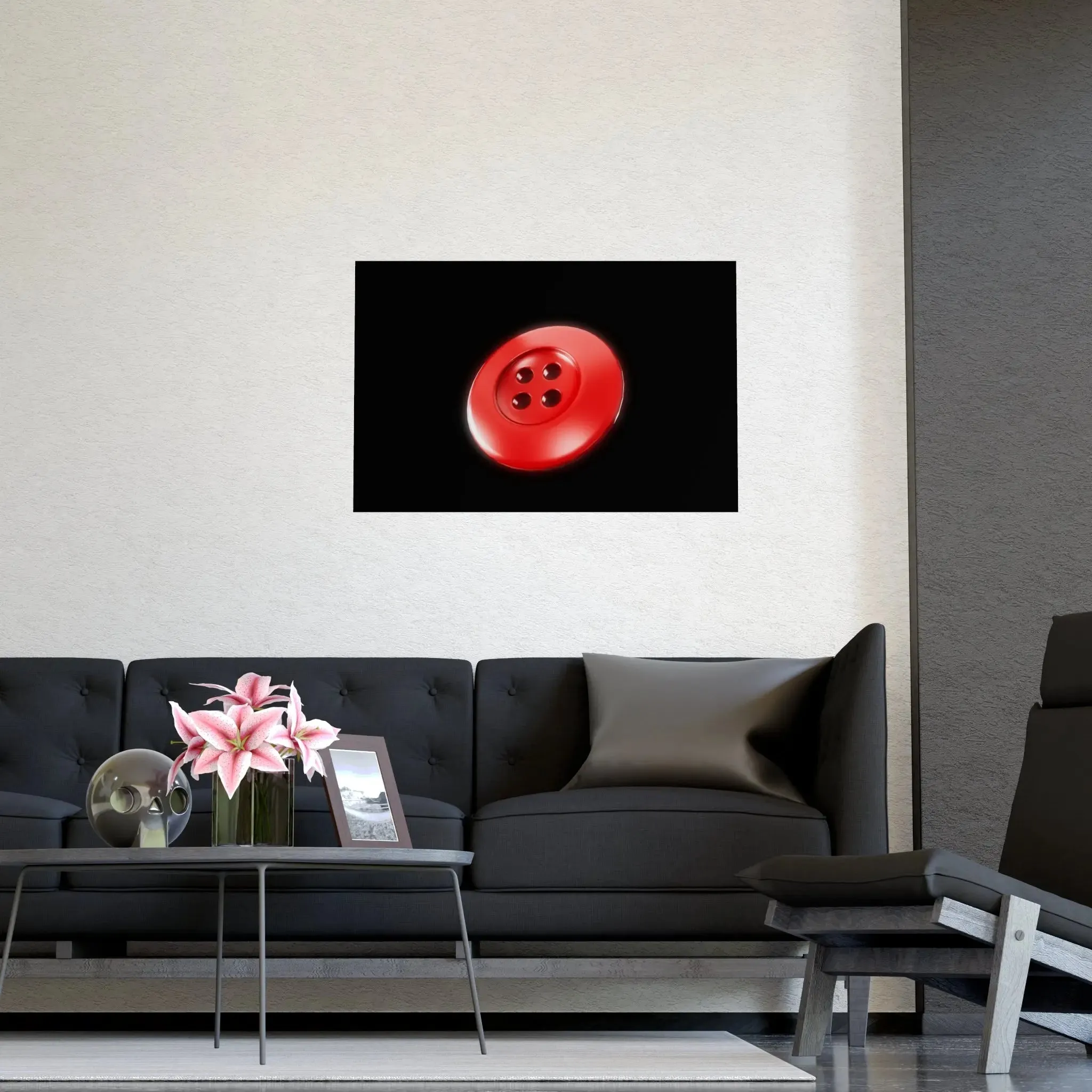 Accessories Vertical and Horizontal Button Nose Matte Posters
