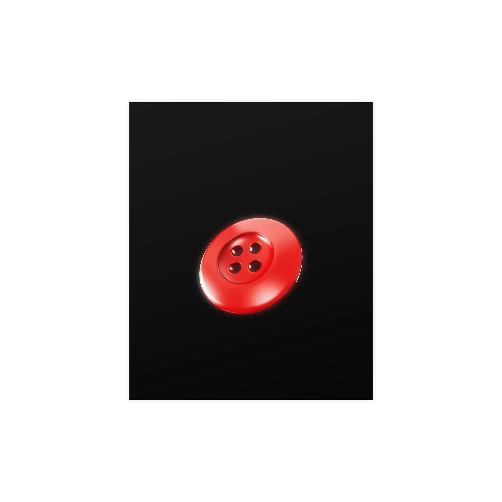 Accessories Vertical and Horizontal Button Nose Matte Posters