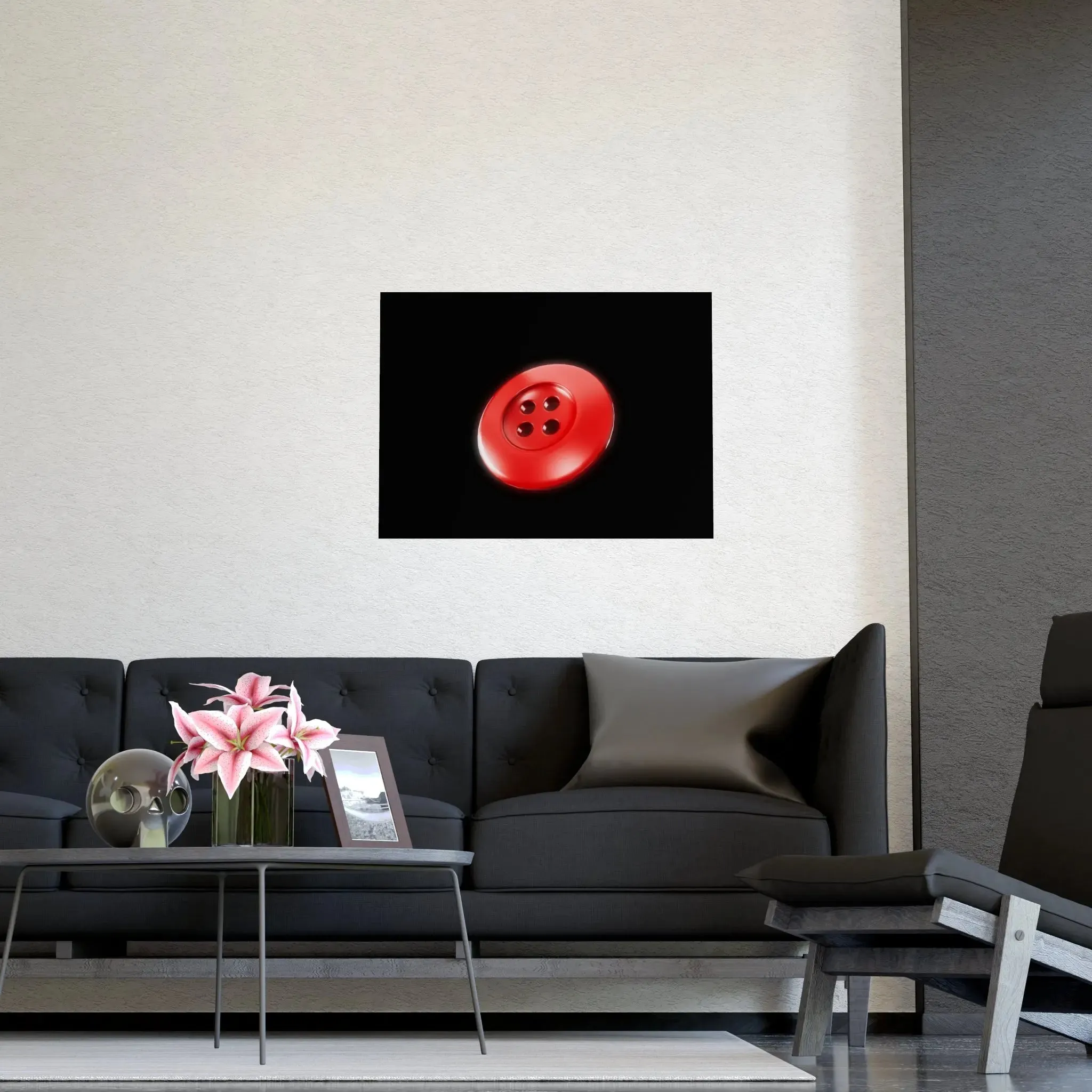 Accessories Vertical and Horizontal Button Nose Matte Posters