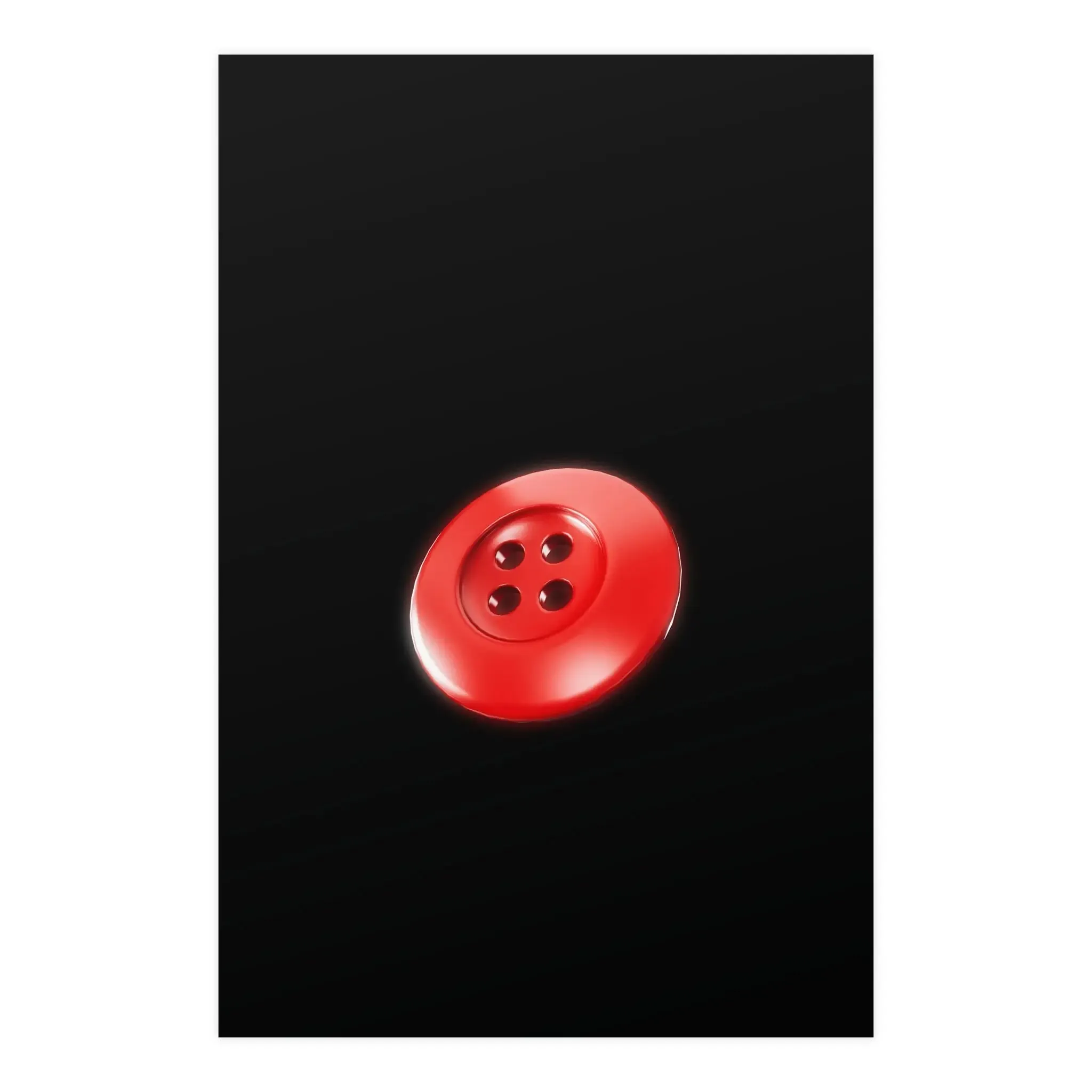 Accessories Vertical and Horizontal Button Nose Matte Posters