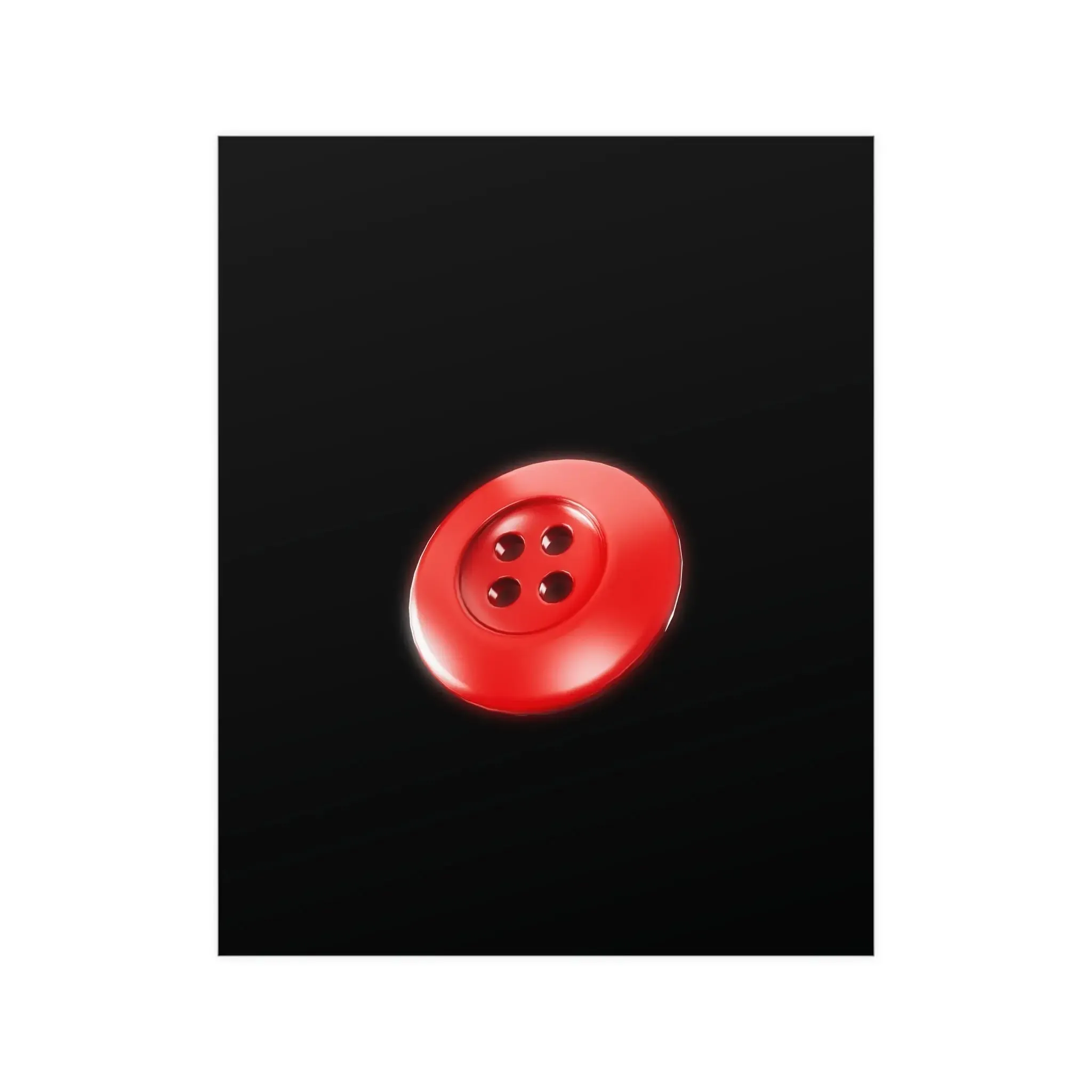 Accessories Vertical and Horizontal Button Nose Matte Posters