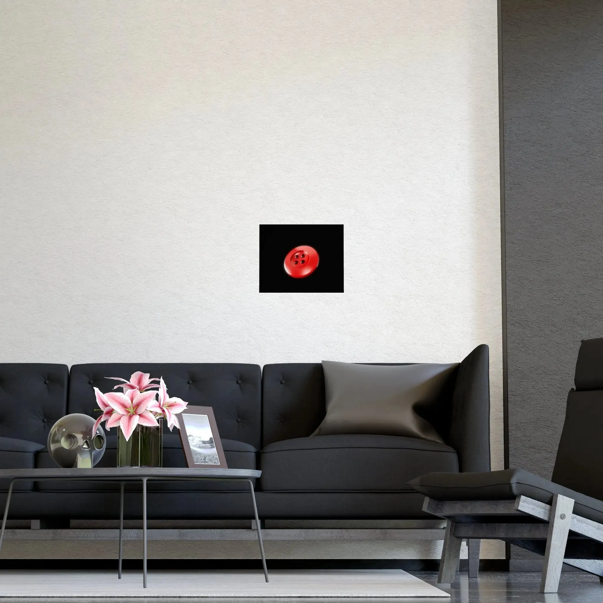 Accessories Vertical and Horizontal Button Nose Matte Posters