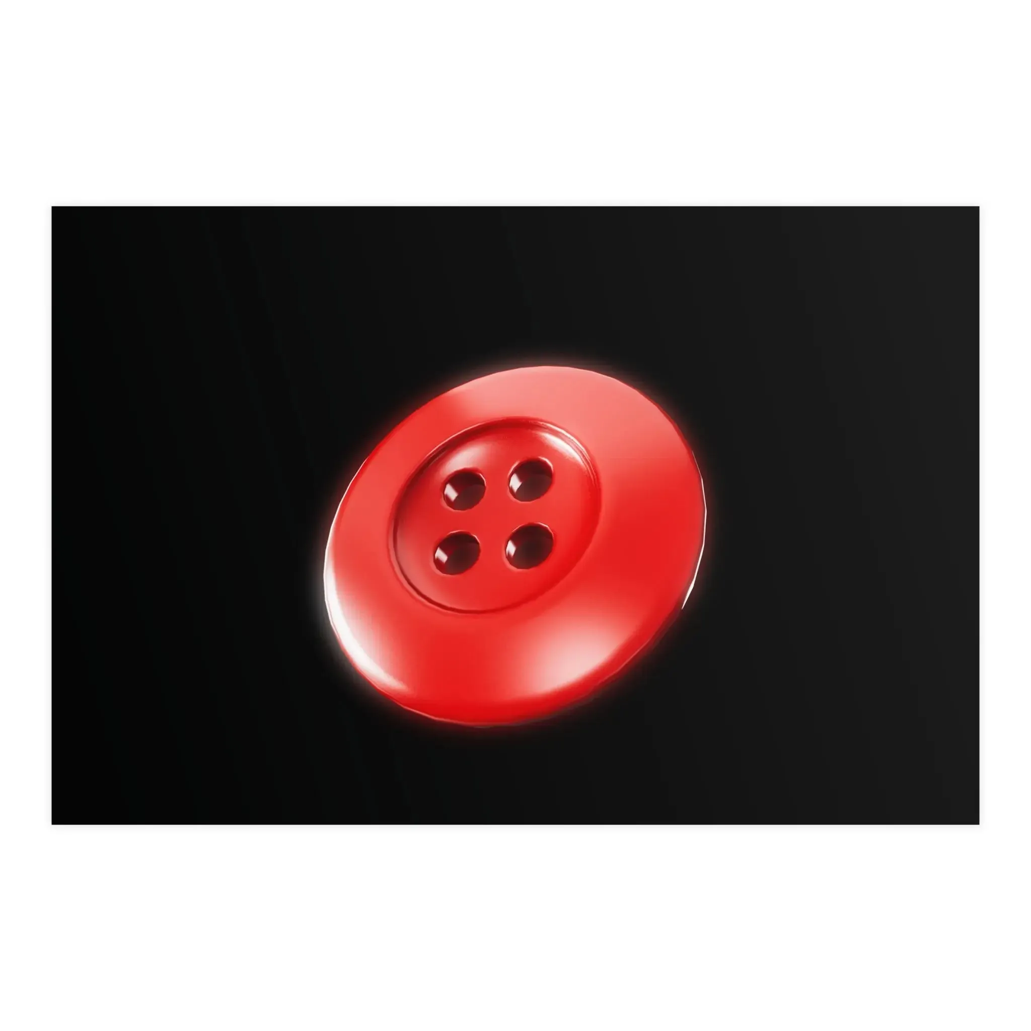 Accessories Vertical and Horizontal Button Nose Matte Posters