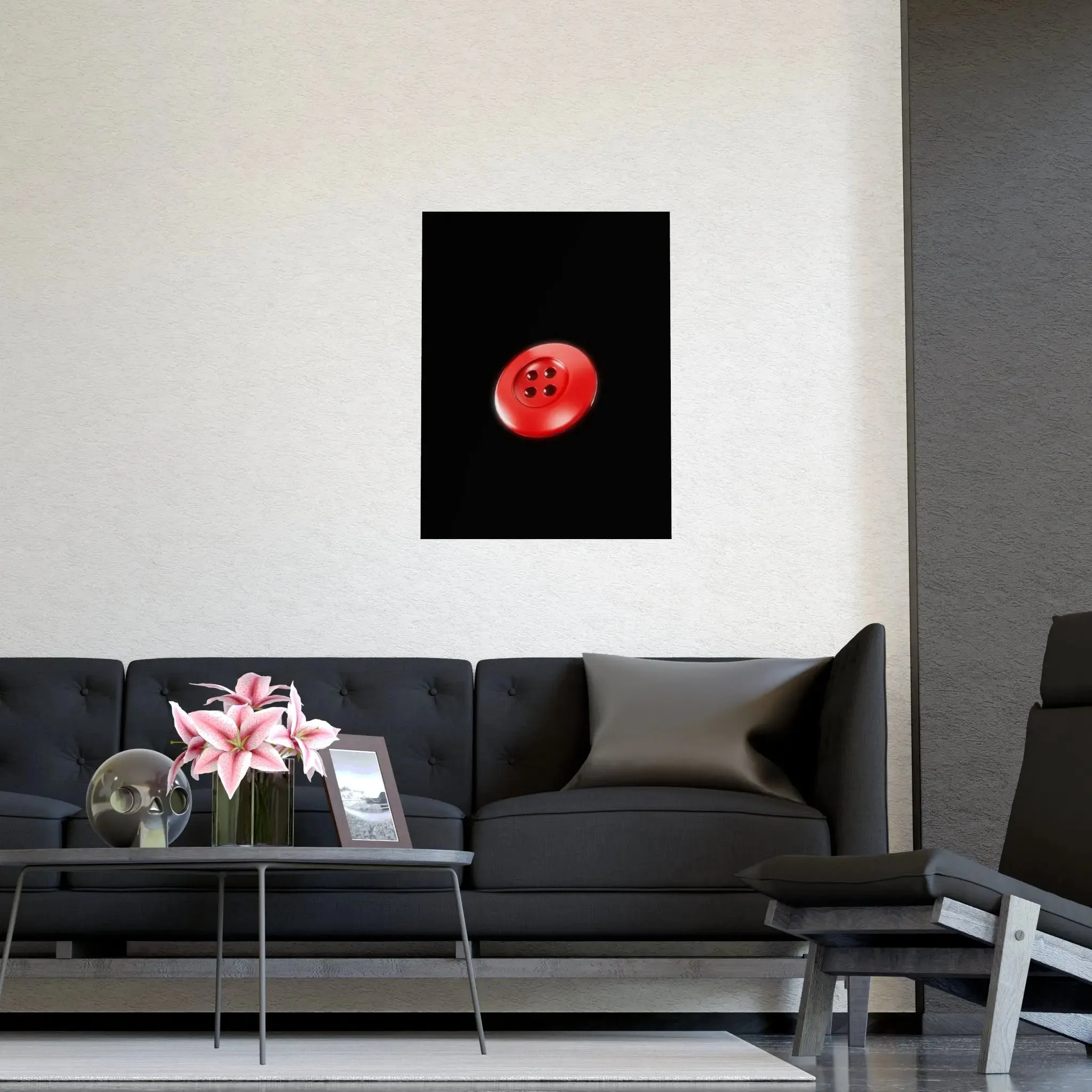 Accessories Vertical and Horizontal Button Nose Matte Posters