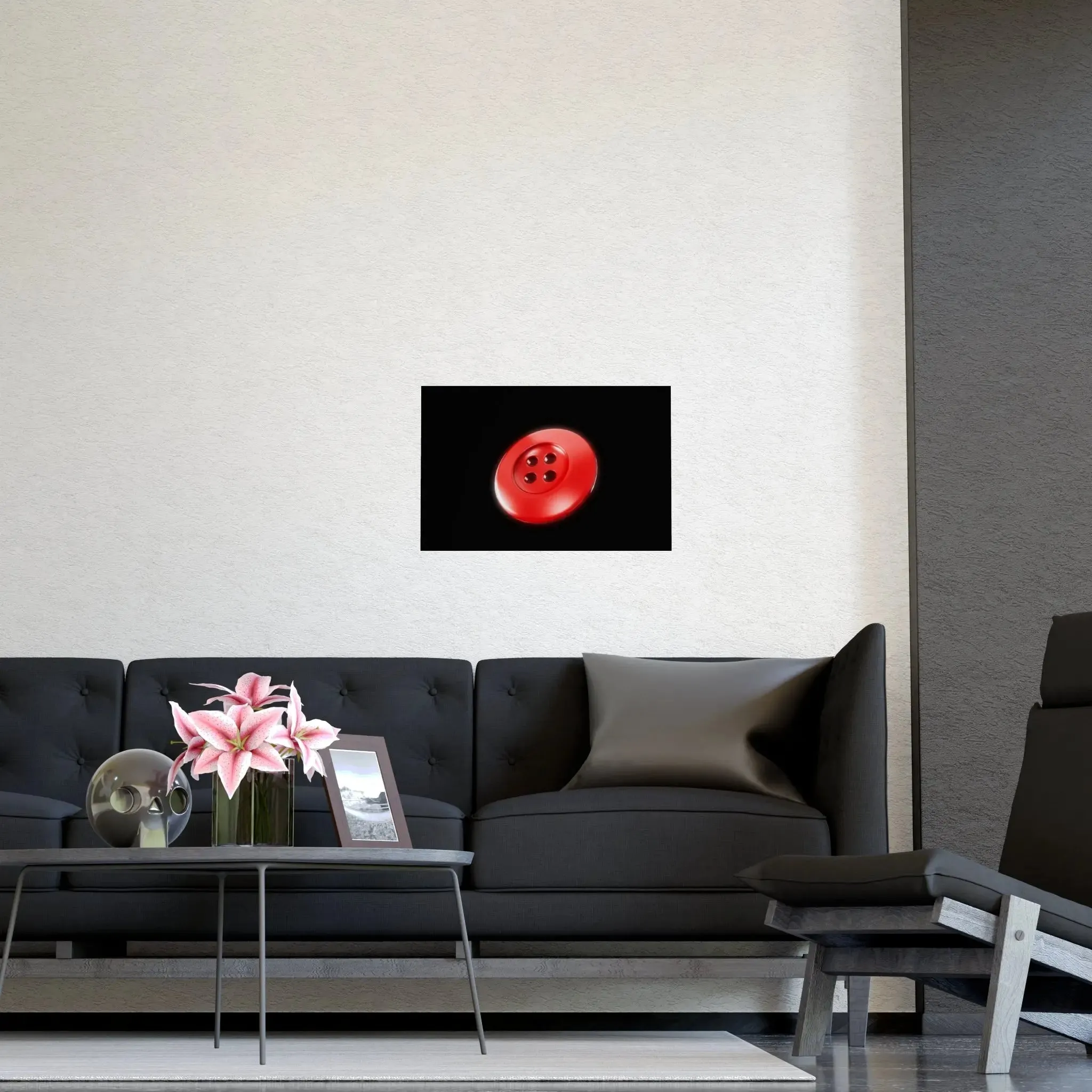 Accessories Vertical and Horizontal Button Nose Matte Posters