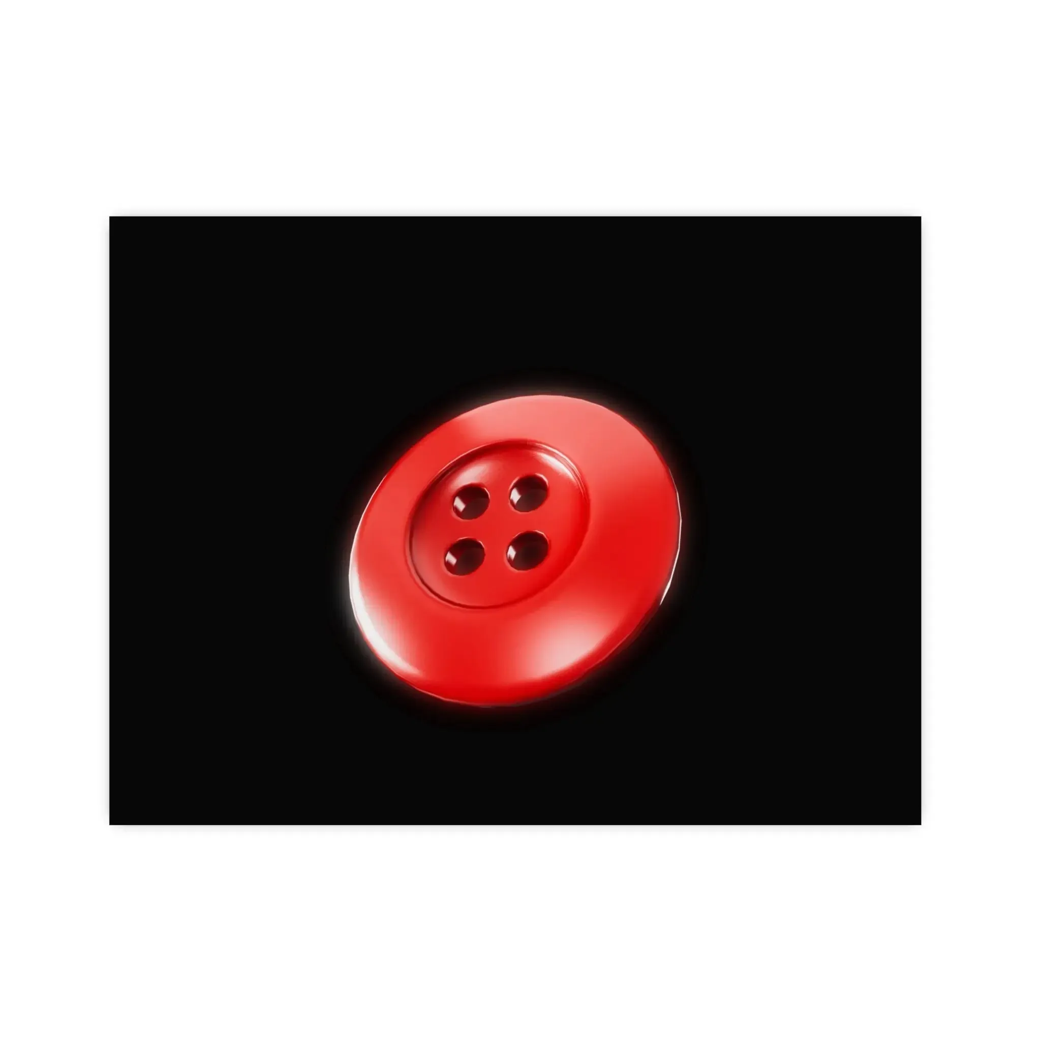 Accessories Vertical and Horizontal Button Nose Matte Posters