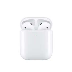 AirPods with Wireless Charging Case - Lightning to USB Cable Easy setup for all your Apple devices