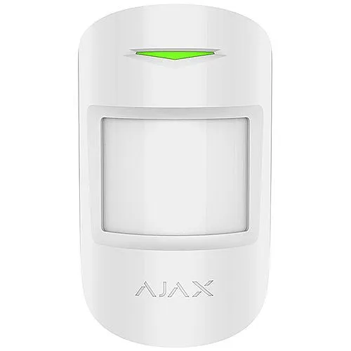 AJAX 42828.02.WH3 Wireless Pet Immune Motion Detector with Additional Microwave Sensor, White