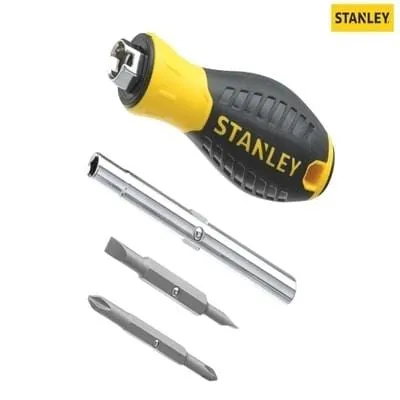 All In One Screwdriver with 6 Interchangeable Tips