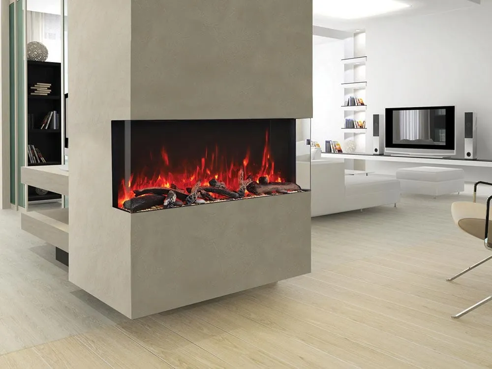 Amantii TruView XL Series 50-in 3-Sided Linear Electric Fireplace