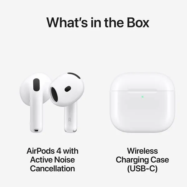 Apple Airpods 4 Active Noise Cancellation White