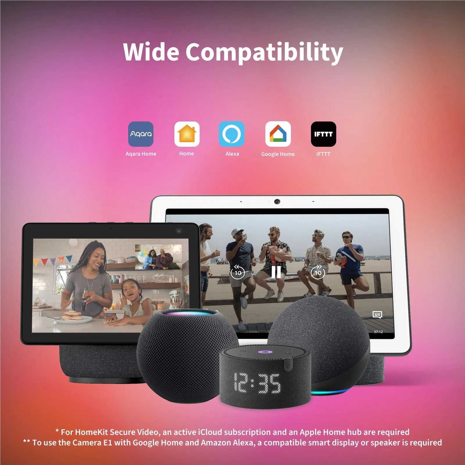 Aqara 2K Pan/Tilt Indoor Camera E1
