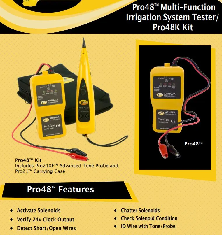 Armada PRO48K Multi-Function Irrigation System Tester Kit