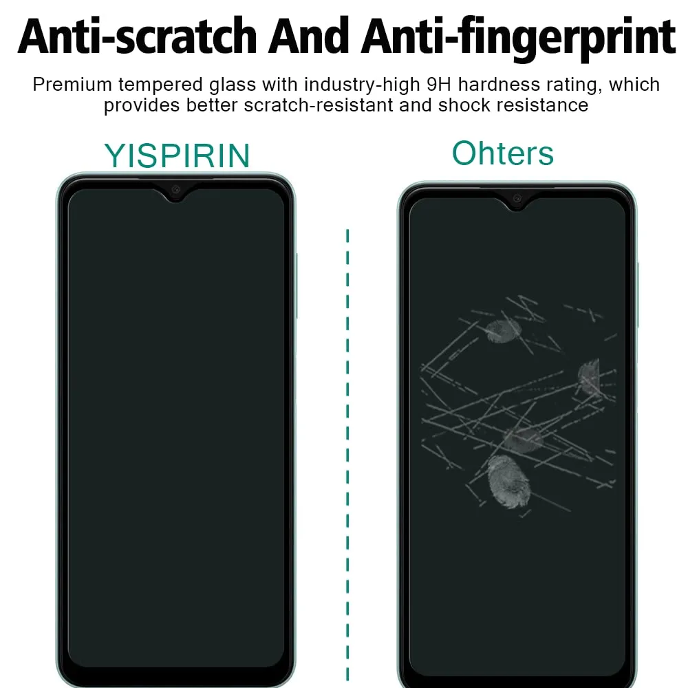 ASWSKI [2 Pack] for Samsung Galaxy A13 5G Screen Protector, 9H Hardness Anti-Scratch No Bubble Tempered Glass Protective Film for Samsung Galaxy A13