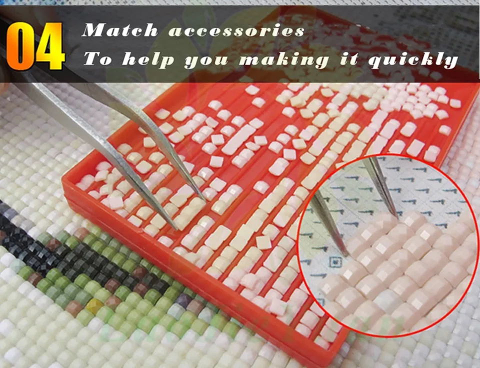 Autumn Pathway Crystal Diamond Painting Kit,  Full Square or Pebble Round Rhinestones.