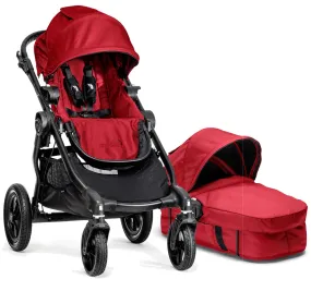 Baby Jogger City Select Single Stroller & Bassinet - Red