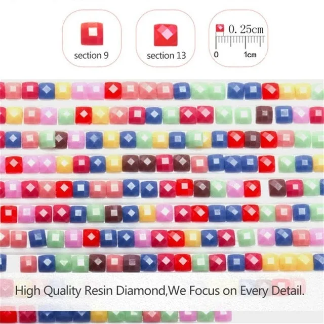 Back to the Beach Life, Full Square/Round Drill Rhinestone Diamond Art