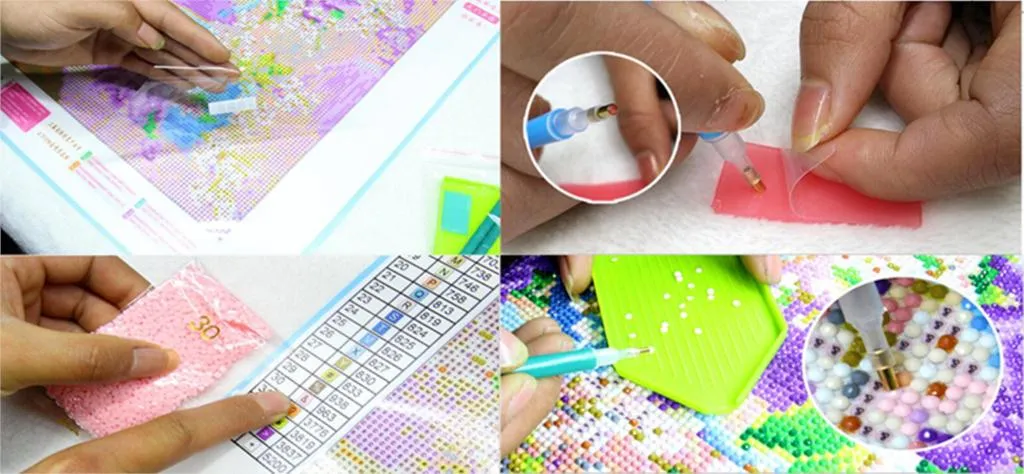 Ballet Girl Diamond Painting | DIY Diamond Kit | Ballerina Portrait Diamond Kit | Square/Round Drill Rhinestones