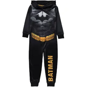 BATMAN Black Velour All-In-One