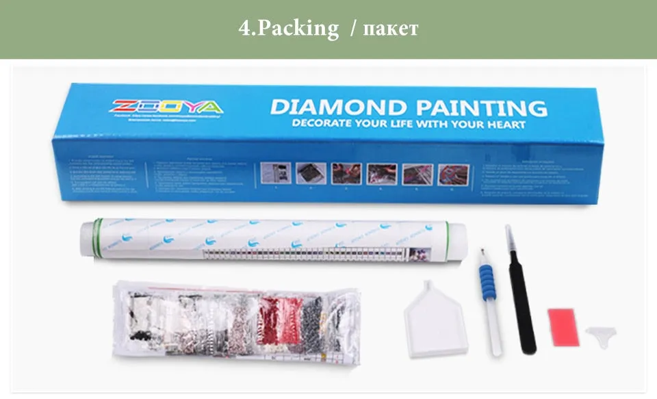 Black And White Elephant Diamond Painting | DIY Animal Diamond Kit | Full Round/Square Drill 5D | Ears Tusk Trunk