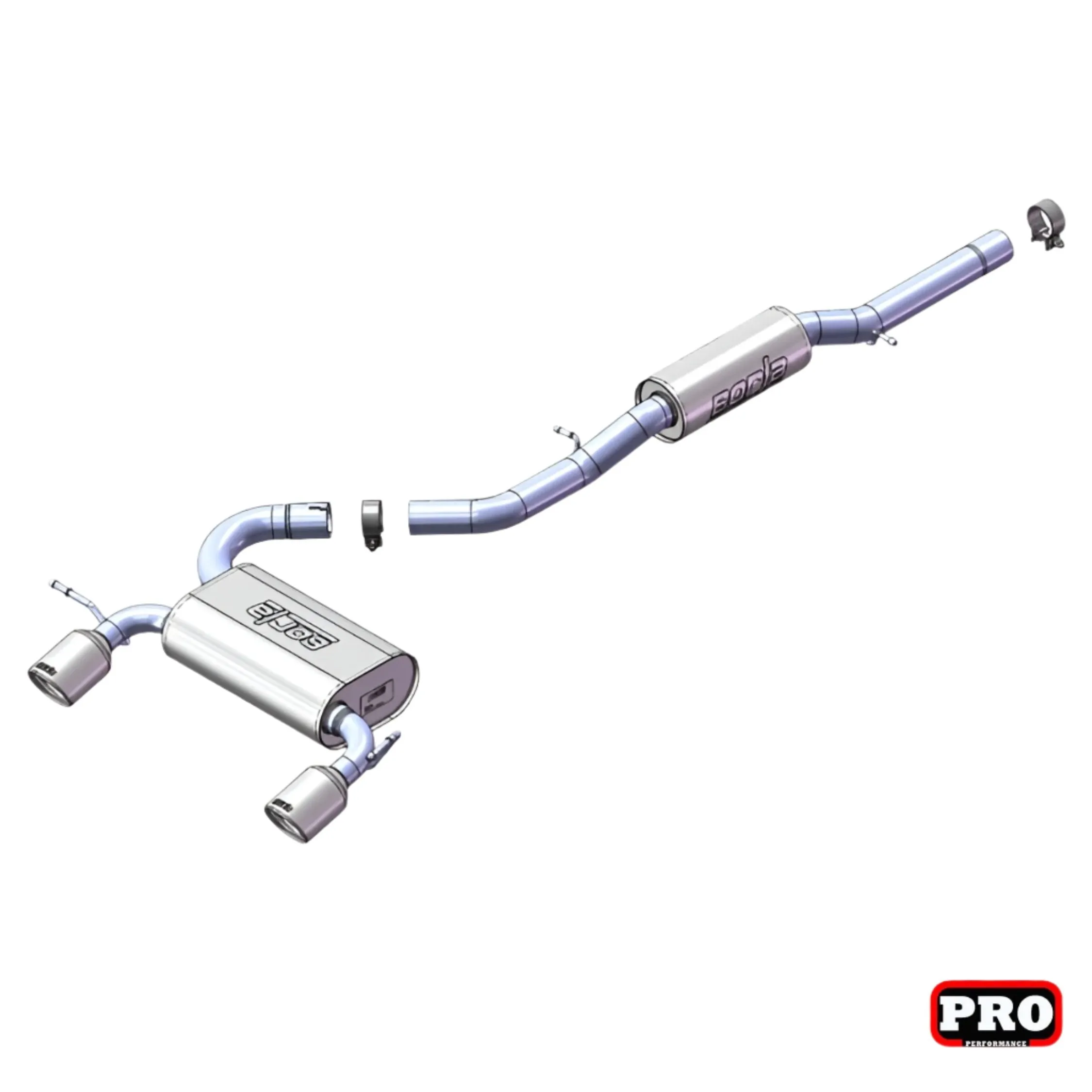 BORLA Hummer H3 Exhaust Kit