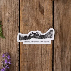 Bubbles, Acadia National Park Ink Sticker