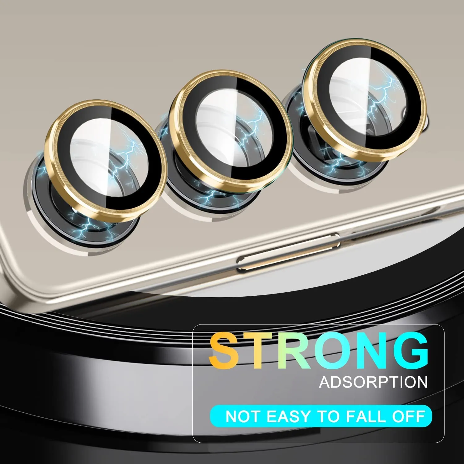 Camera Lens Protector Samsung Galaxy Z Fold 4 5G,Ultra Clear Case Tray Gold