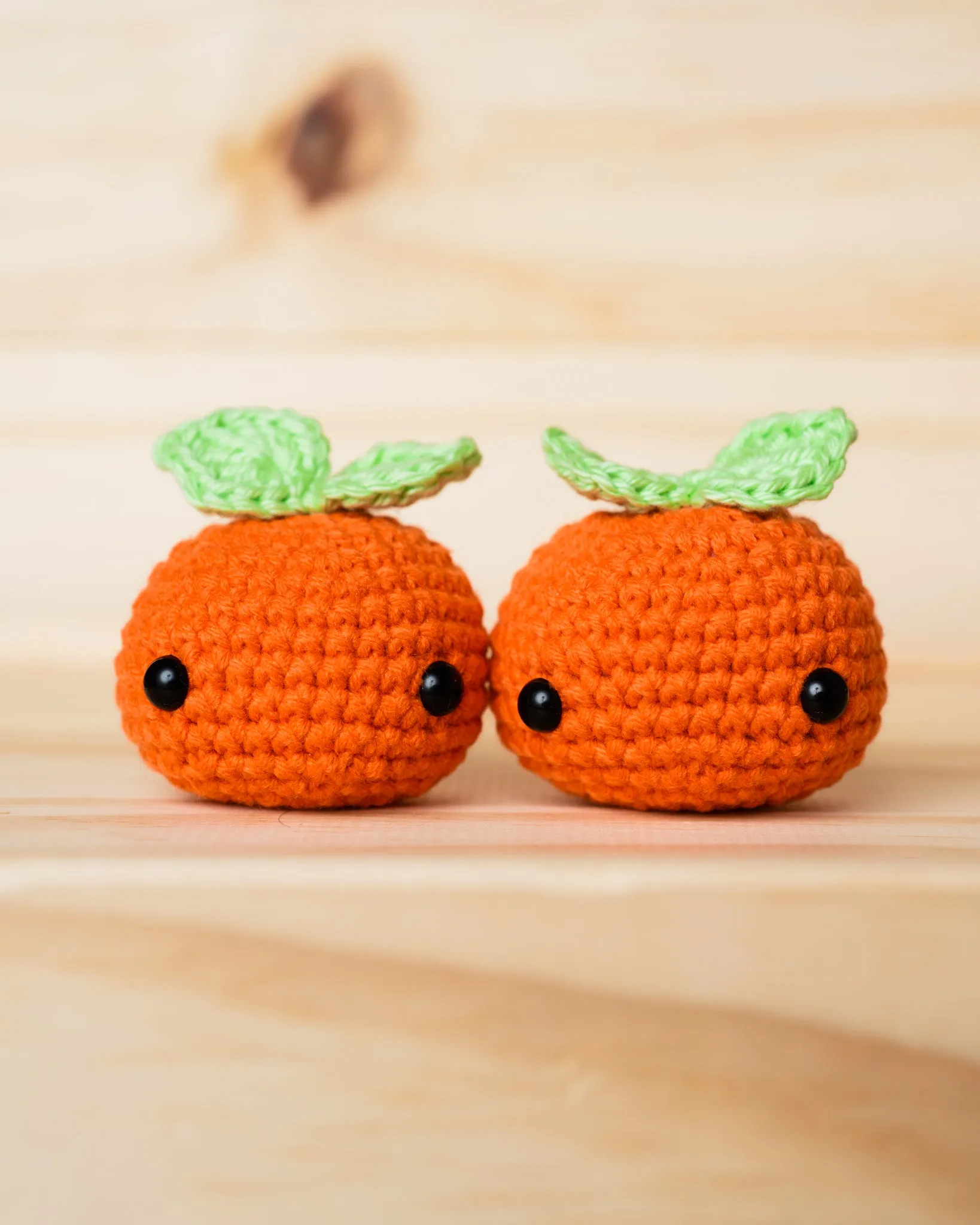 Chinese New Year Kam Amigurumi Pattern & Kit (Mandarin Orange)