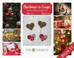 Christmas In Europe -BLOCK 11- pattern with video