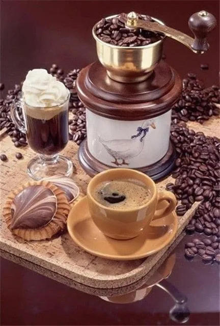 Coffee and Cookies DIY 5D Diamond Painting Kits.  Collect all 8 - ON SALE